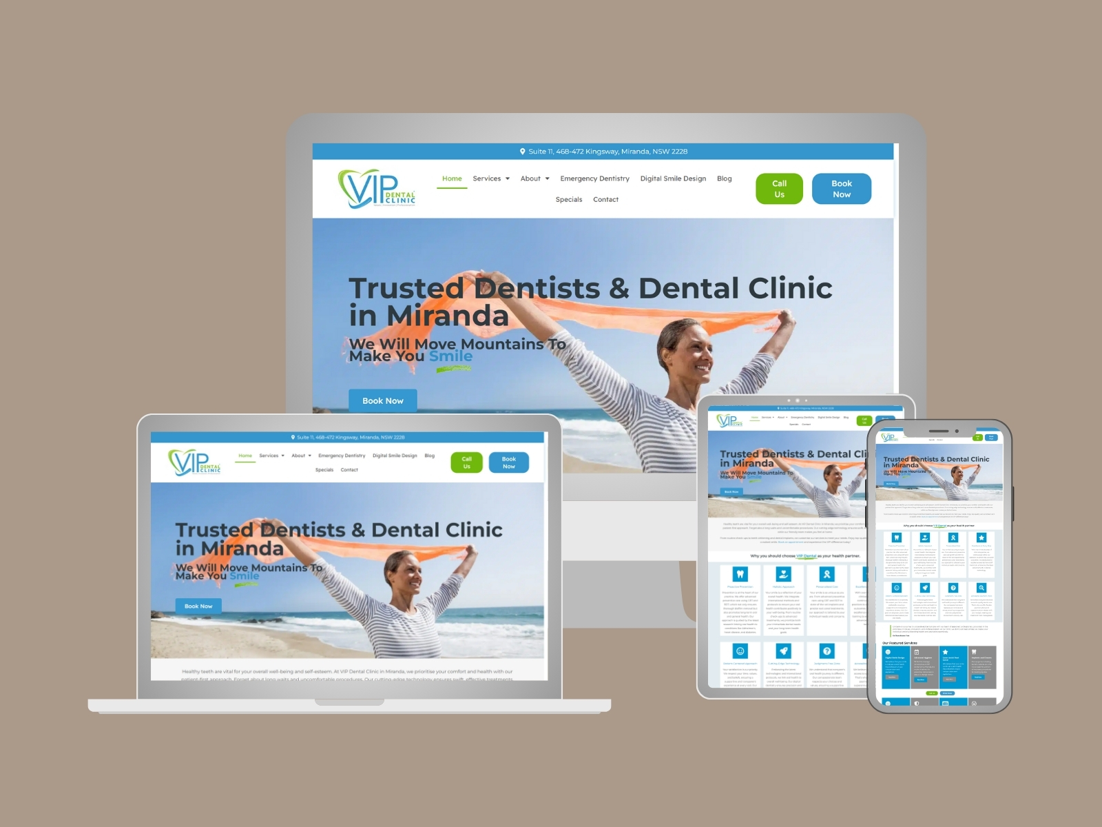 Dental Clinic Website Development