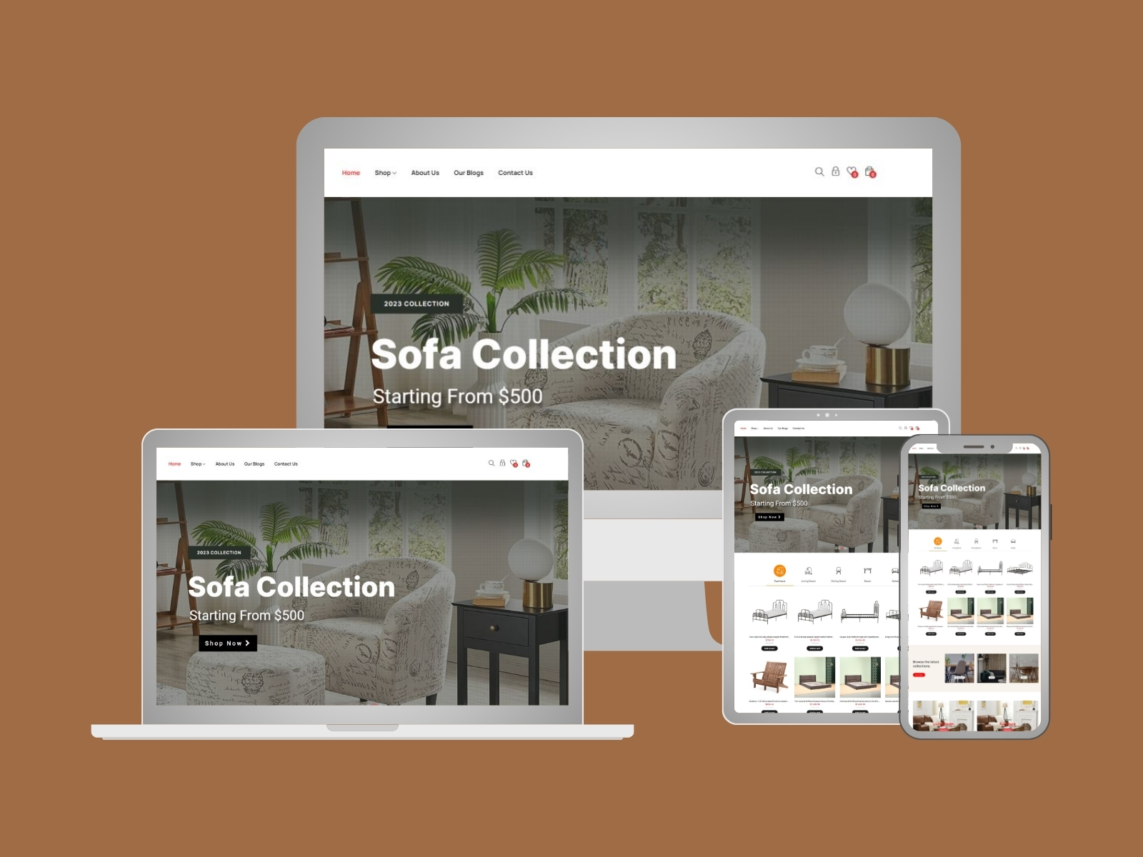 Website Development for Furniture