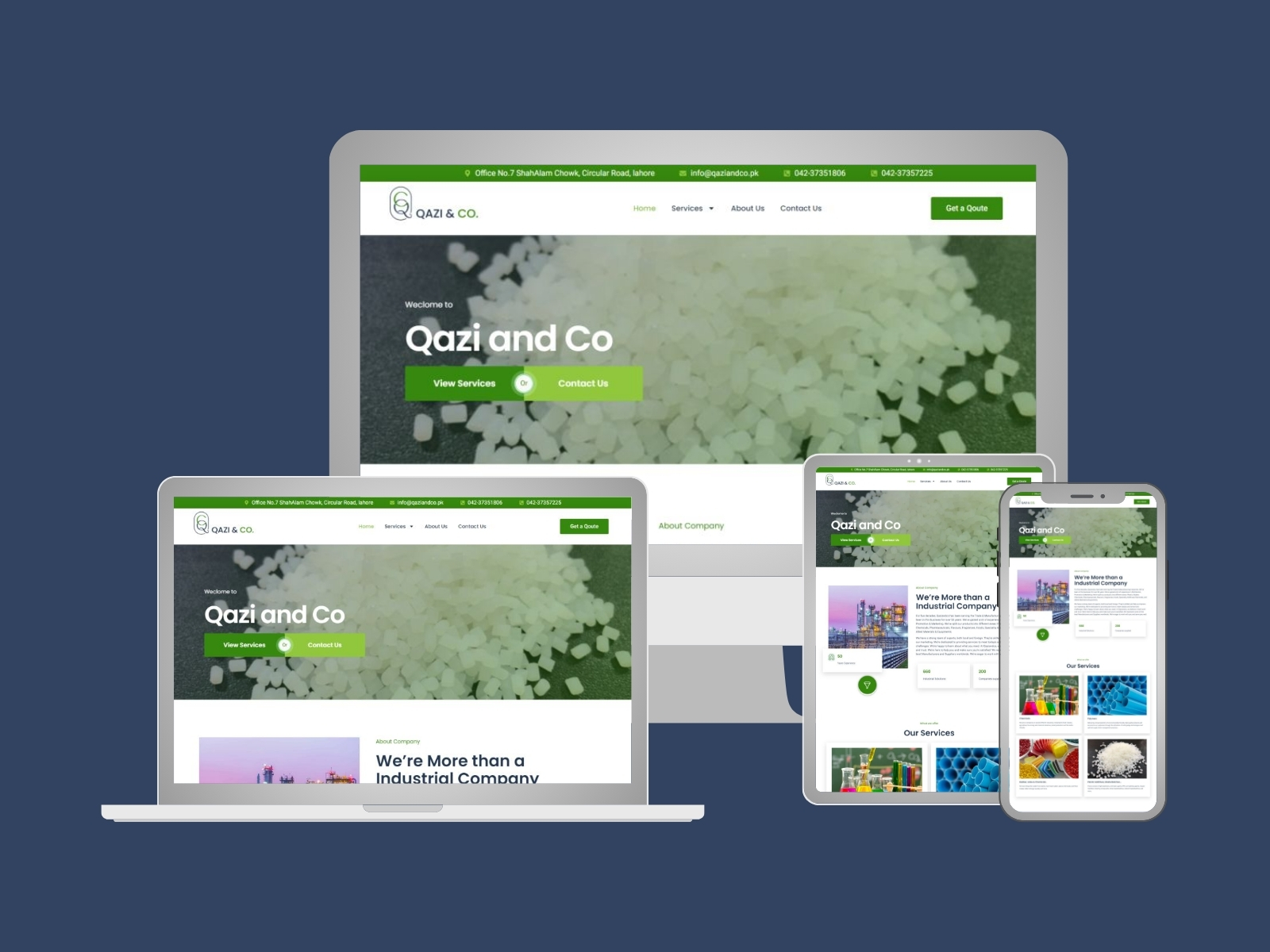 Website Development for Industry