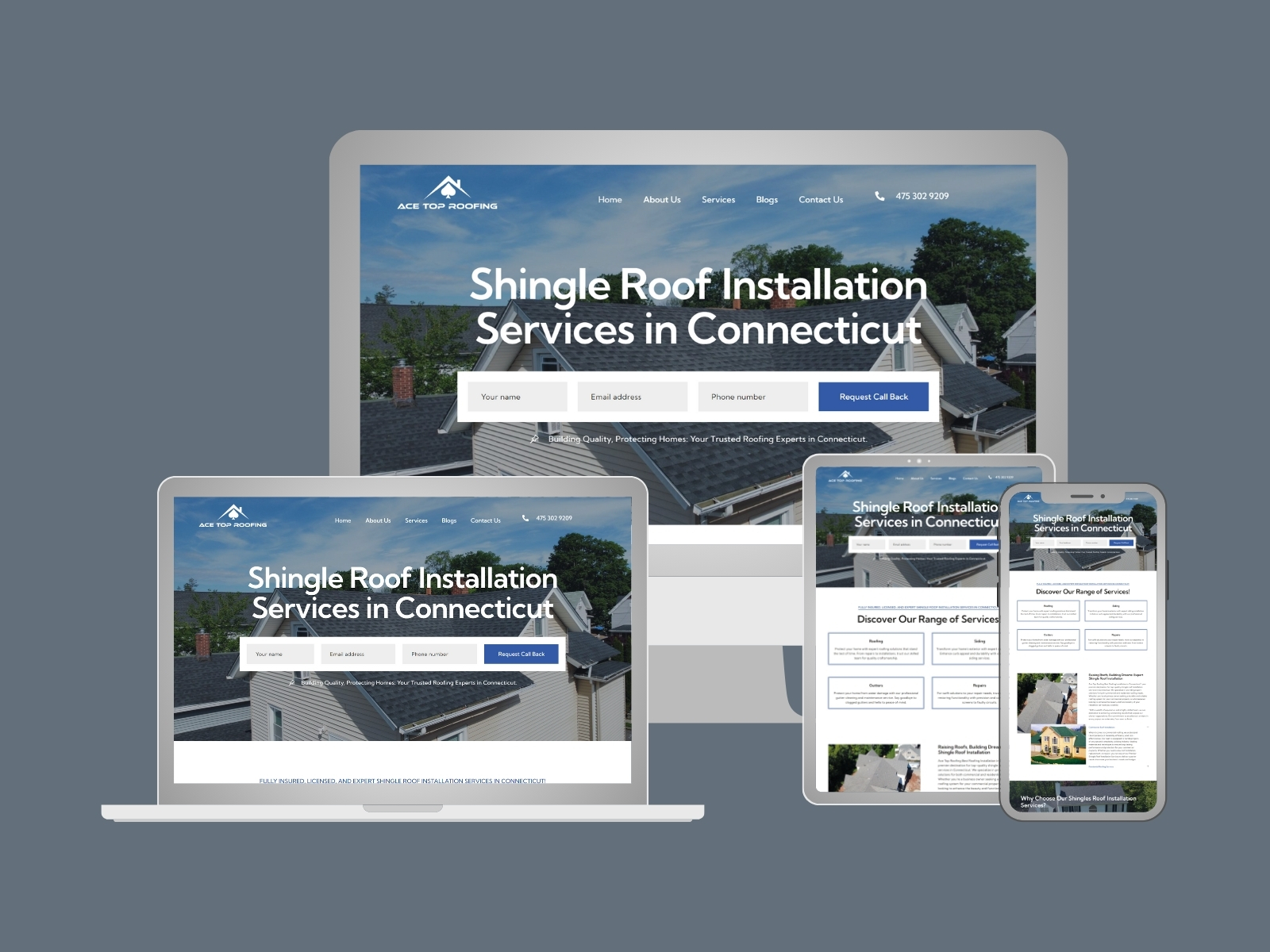 Website Development for Roofing Services