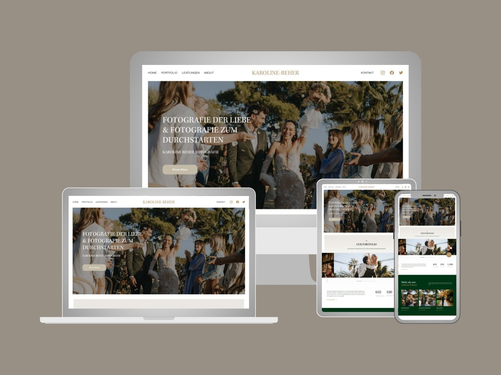 Website Development for wedding planner