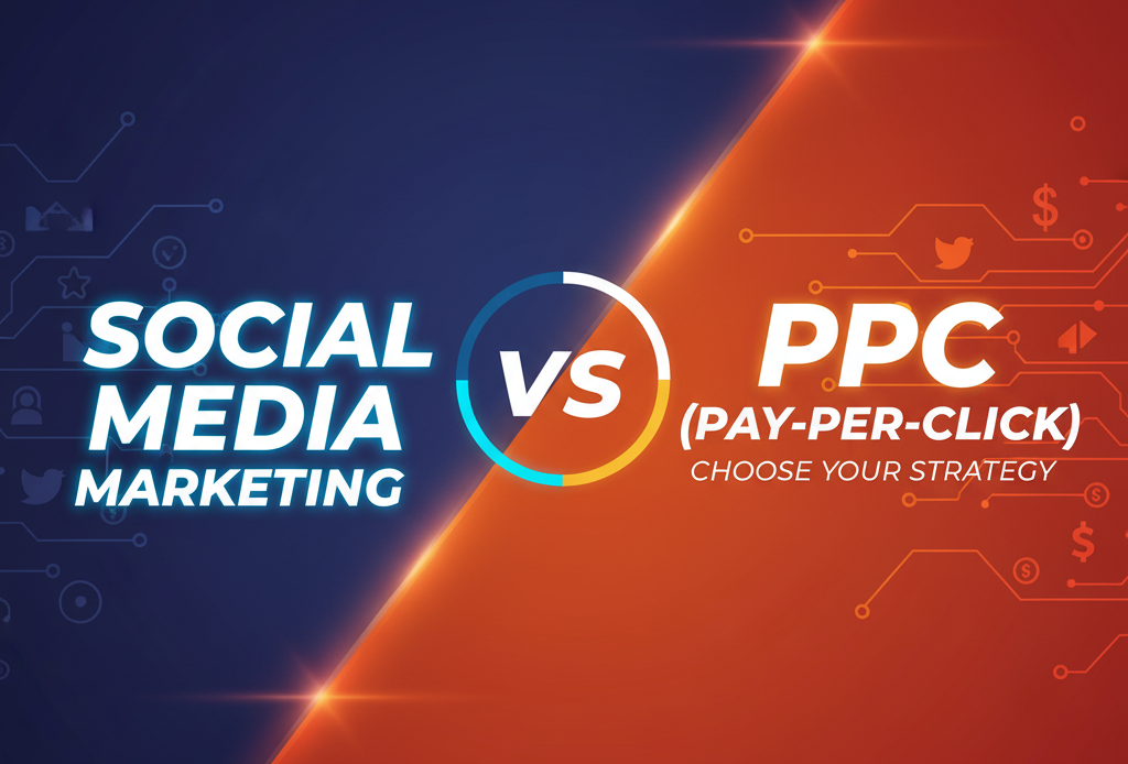 social media marketing vs PPC
