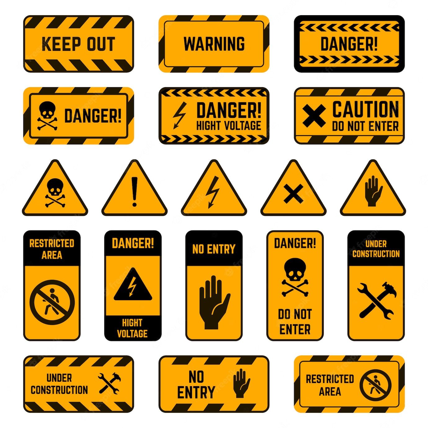 Safety Sign Design services