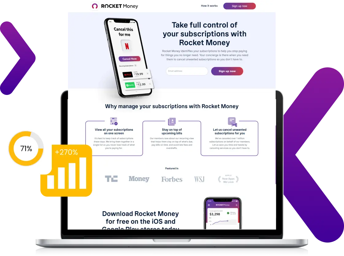 Landing Page design Services