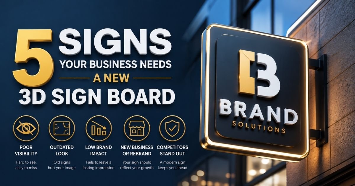 3D Sign Board